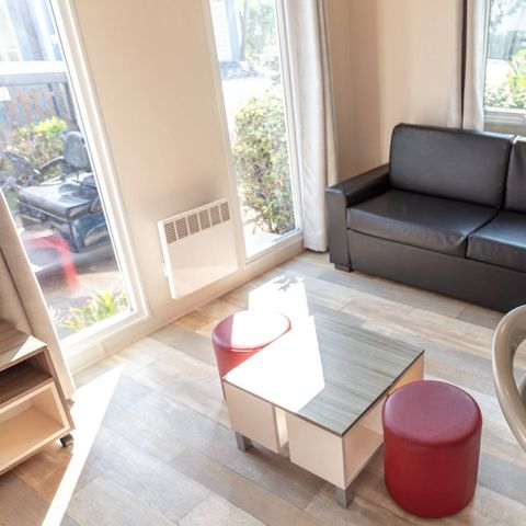 Mobile home 4 persons - Comfort | 2 Bedrooms | 4 Pers. | Raised terrace | Roof terrace | 1 Bathroom | Air conditioning
