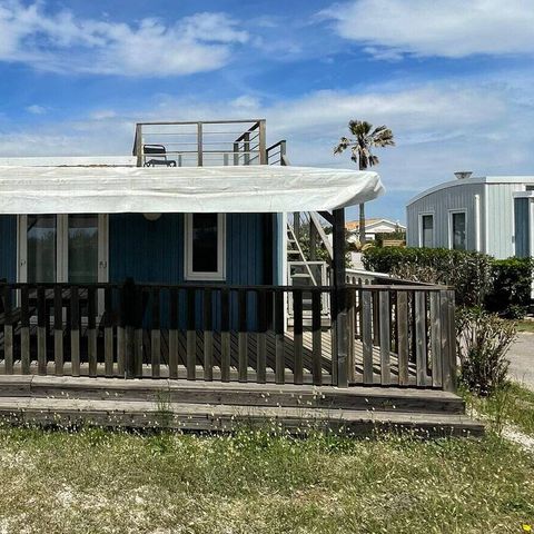 Mobile home 4 persons - Comfort | 2 Bedrooms | 4 Pers. | Raised terrace | Roof terrace | 1 Bathroom | Air conditioning