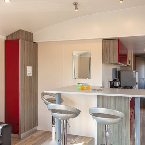 Mobile home 4 persons - Comfort | 2 Bedrooms | 4 Pers. | Raised terrace | Roof terrace | 1 Bathroom | Air conditioning