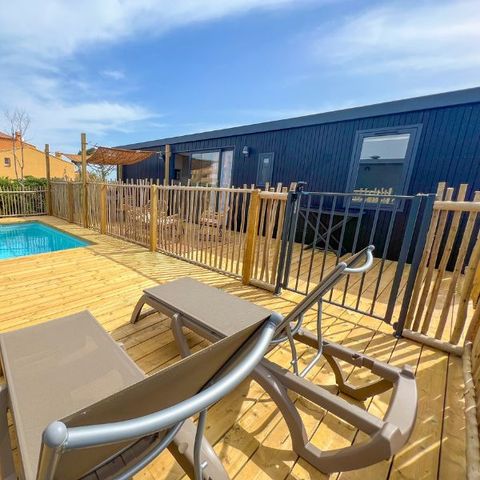 MOBILE HOME 4 people -  Pool 2Ch 4pers 2sdb