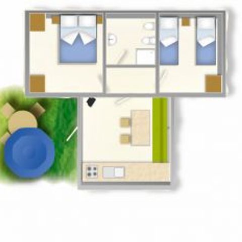 MOBILE HOME 5 people - BAIA LUX