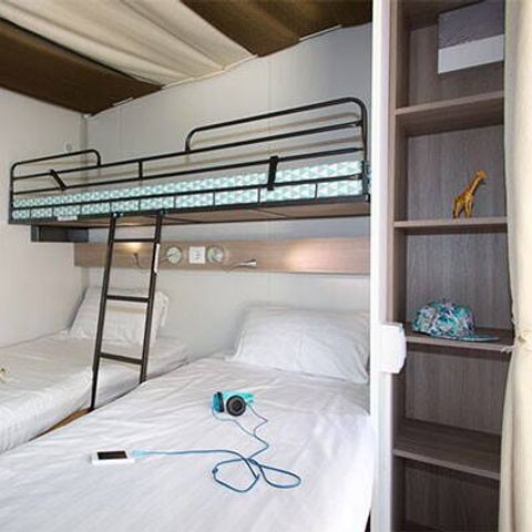 CANVAS AND WOOD TENT 5 people - Lodge Tent | 2 Bedrooms | 4/5 Pers. | Air conditioning