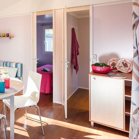 MOBILE HOME 6 people - Classic | 2 Bedrooms | 4/6 Pers | Non-covered elevated terrace | 1 Bathroom | Air conditioning