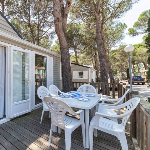 MOBILE HOME 6 people - Classic 2 Bedrooms | 4/6 People | Uncovered elevated terrace | 1 Bathroom | Air conditioning