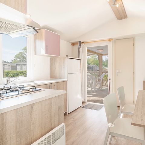 MOBILE HOME 8 people - Classic XL | 3 Bedrooms | 6/8 Pers. | Raised terrace | Air-con.