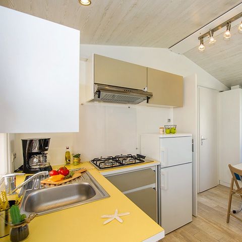 MOBILE HOME 5 people - Classic | 2 Bedrooms | 5 Pers | Non-covered elevated terrace | 1 Bathroom | Air conditioning