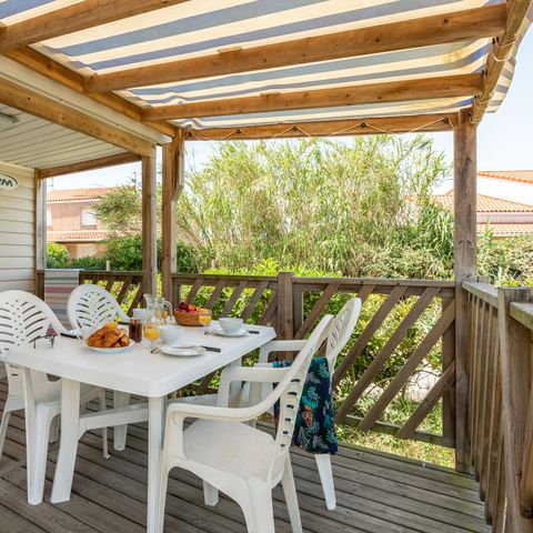 MOBILE HOME 6 people - Mobile-home | Comfort | 2 Bedrooms | 4/6 Pers. | Single terrace | Air-con.