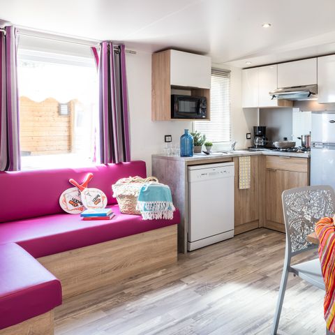 MOBILE HOME 4 people - Mobile-home | Comfort XL | 2 Bedrooms | 4 Pers. | Raised terrace | Air-con.