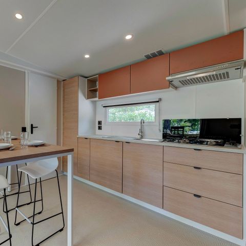 MOBILE HOME 6 people - Mobile-home | Premium Azure | 3 Bedrooms | 6 Pers. | Raised terrace | Air conditioning | TV