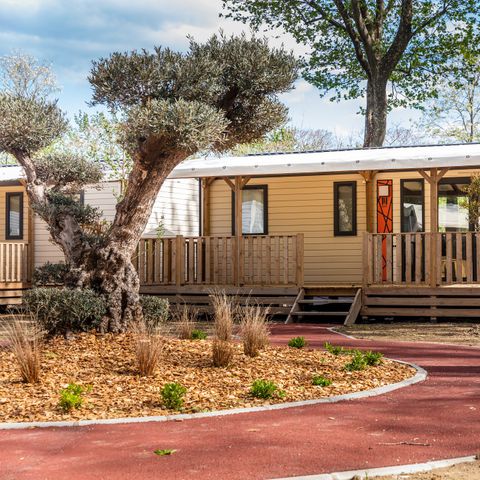 MOBILE HOME 6 people - Mobile-home | Premium Azure | 3 Bedrooms | 6 Pers. | Raised terrace | Air conditioning | TV