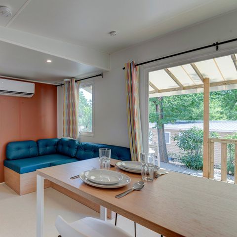 MOBILE HOME 6 people - Mobile-home | Premium Azure | 3 Bedrooms | 6 Pers. | Raised terrace | Air conditioning | TV