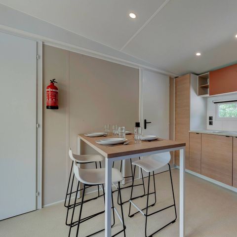 MOBILE HOME 6 people -  Comfort | 3 Bedrooms | 6 Pers | Raised terrace | 1 Bathroom | Air conditioning | TV