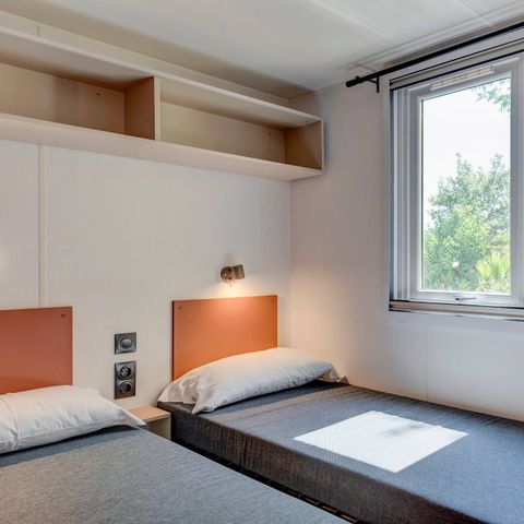 MOBILE HOME 6 people - Comfort | 3 Bedrooms | 6 Pers | Raised terrace | 1 Bathroom | Air conditioning | TV