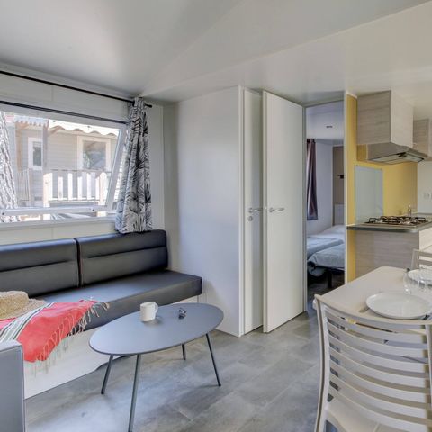 MOBILE HOME 6 people - Premium | 3 Bedrooms | 6 Sleeps | Terrace lounge | 1 Bathroom | Air conditioning | Television
