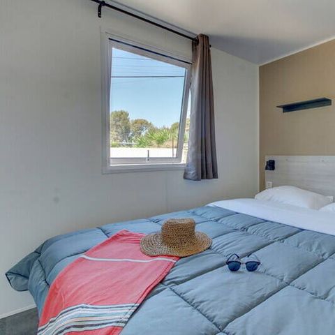 MOBILE HOME 6 people - Premium | 3 Bedrooms | Sleeps 6 | Semi-covered terrace | 1 Bathroom | Air-conditioning | Television