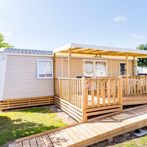 MOBILE HOME 4 people - Mobile-home PMR | Comfort | 2 Bedrooms | 4 Pers. | Raised terrace | Air-conditioning.
