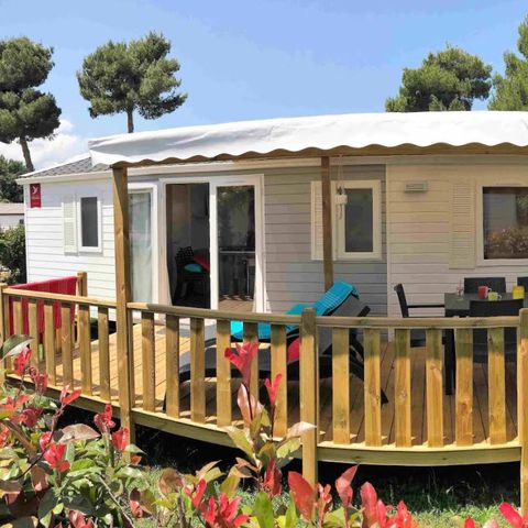 MOBILE HOME 7 people - COMFORT - 3 bedrooms with air conditioning + TV