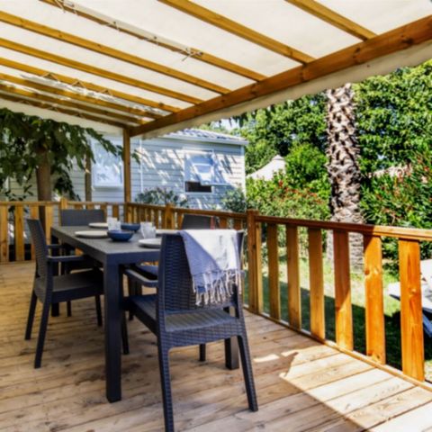 MOBILE HOME 7 people - COMFORT - 3 bedrooms with air conditioning + TV