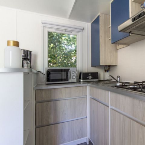 MOBILE HOME 7 people - COMFORT - 3 bedrooms with air conditioning + TV