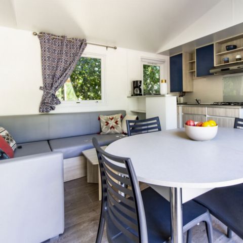 MOBILE HOME 7 people - COMFORT - 3 bedrooms with air conditioning + TV