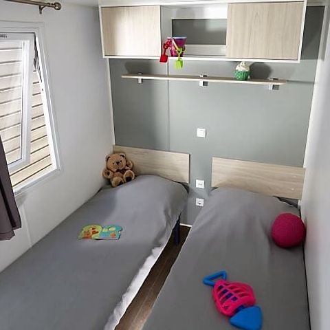 MOBILE HOME 5 people - COMFORT - 2 bedrooms with air conditioning + TV