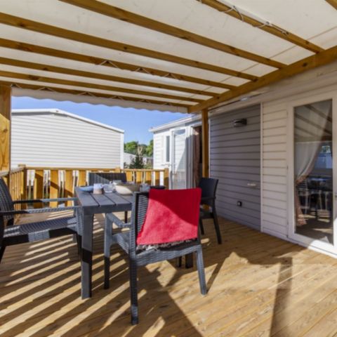 MOBILE HOME 5 people - COMFORT - 2 bedrooms with air conditioning + TV