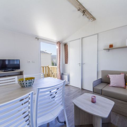 MOBILE HOME 5 people - COMFORT - 2 bedrooms with air conditioning + TV