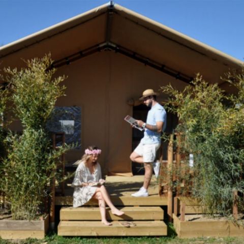 CANVAS AND WOOD TENT 4 people - SAFARI - 2 bedrooms
