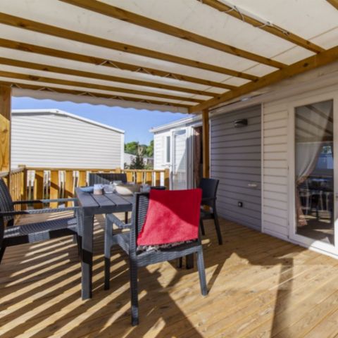 MOBILE HOME 5 people - COMFORT - 2 bedrooms with air conditioning + TV