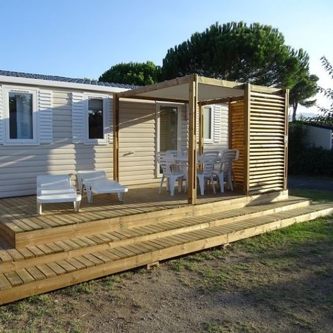 MOBILE HOME 7 people - COMFORT - 3 bedrooms with air conditioning + TV