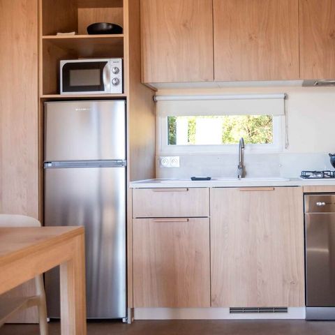MOBILE HOME 5 people - PREMIUM - 2 bedrooms with air conditioning +TV+ Gas hob + 2 bathrooms - 2025