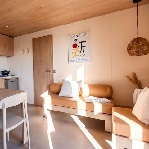MOBILE HOME 5 people - PREMIUM - 2 bedrooms with air conditioning +TV+ Gas hob + 2 bathrooms - 2025