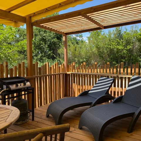 MOBILE HOME 7 people - PREMIUM - 3 bedrooms with air conditioning +TV+ Gas hob + 2 bathrooms - 2025