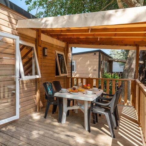 MOBILE HOME 6 people - Premium Exclusive | 3 Bedrooms | 6 Pers | Raised terrace | Air conditioning | TV