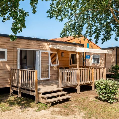 MOBILE HOME 6 people - Premium Exclusive | 3 Bedrooms | 6 Pers | Raised terrace | Air conditioning | TV