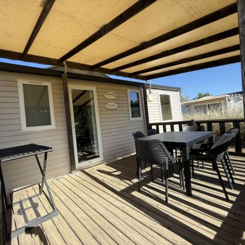 Mobile home 6 persons - Confort Mistral sleeps 6 - 3 bedrooms, air-conditioned