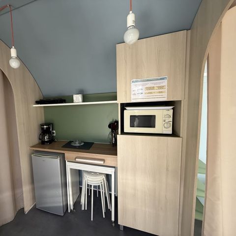 CANVAS BUNGALOW 4 people - COCO SWEET sleeps 4 - 2 bedrooms, no sanitary facilities, not air-conditioned