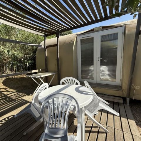 CANVAS BUNGALOW 4 people - COCO SWEET sleeps 4 - 2 bedrooms, no sanitary facilities, not air-conditioned