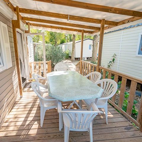 MOBILE HOME 4 people - Mobil-home | Classic XL | 2 Bedrooms | 4 Pers | Raised terrace | Air conditioning by Homair