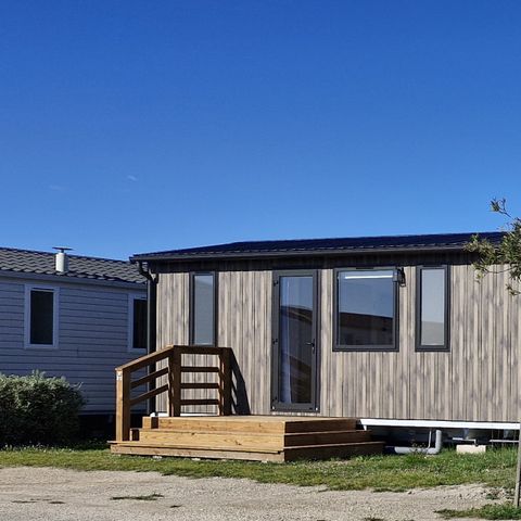 Mobile home 4 persons - Premium Roseau - 2bedroom, air-conditioned, television, dishwasher, heated towel rail and safe