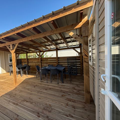 Mobile home 12 persons - Confort GRAND Mistral sleeps 12 - 6 bedrooms, air-conditioned, television