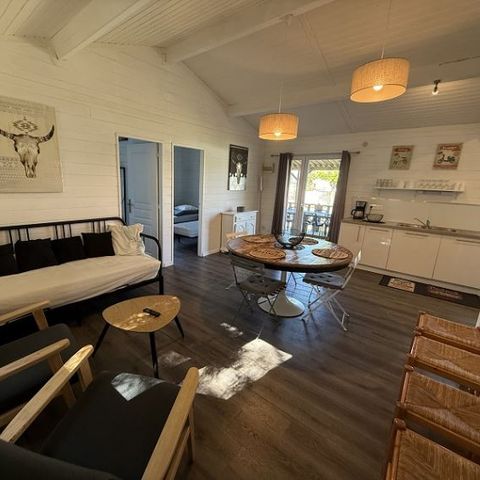 CHALET 8 people - Grande Cabane Pampa 6/8 people - 3 bedrooms, air-conditioned, dishwasher, television