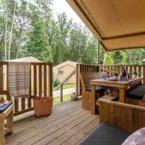 CANVAS AND WOOD TENT 6 people - Lodge Safari 6p 3ch ****