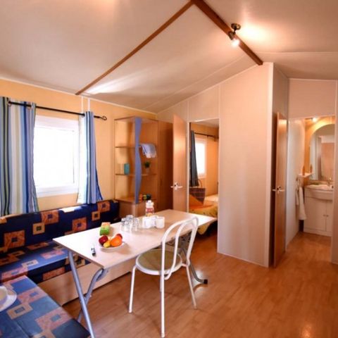 MOBILE HOME 8 people - Mobil Home Aqua 3 bedrooms 6 adults and 2 children Semi-covered terrace Air conditioning TV