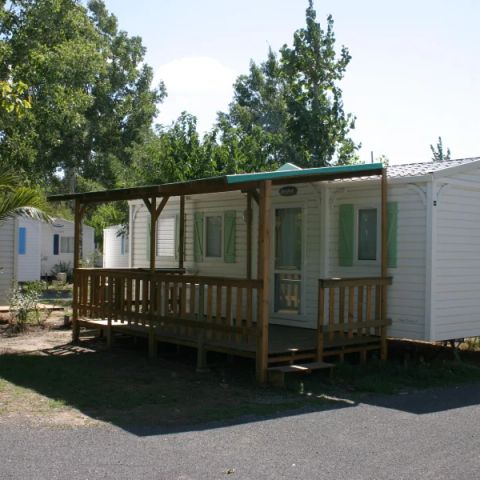 MOBILE HOME 8 people - Mobil Home Aqua 3 bedrooms 6 adults and 2 children Semi-covered terrace Air conditioning TV