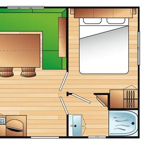 MOBILE HOME 8 people