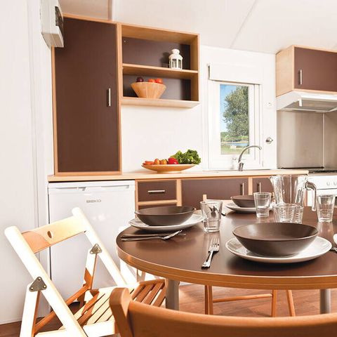 BUNGALOW 6 people - Mobile-home | Comfort | 3 Bedrooms | 6 Pers. | Raised terrace | Air conditioning