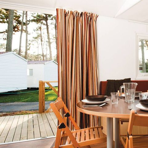 BUNGALOW 6 people - Mobile-home | Comfort | 3 Bedrooms | 6 Pers. | Raised terrace | Air conditioning