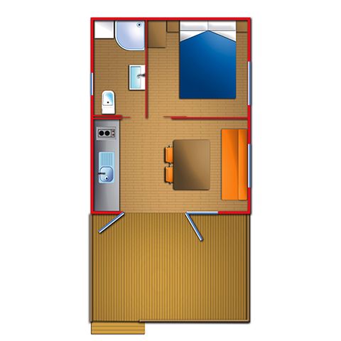 MOBILE HOME 2 people - VENUS