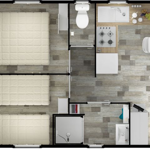 MOBILE HOME 8 people - NIRVANA - 4 rooms